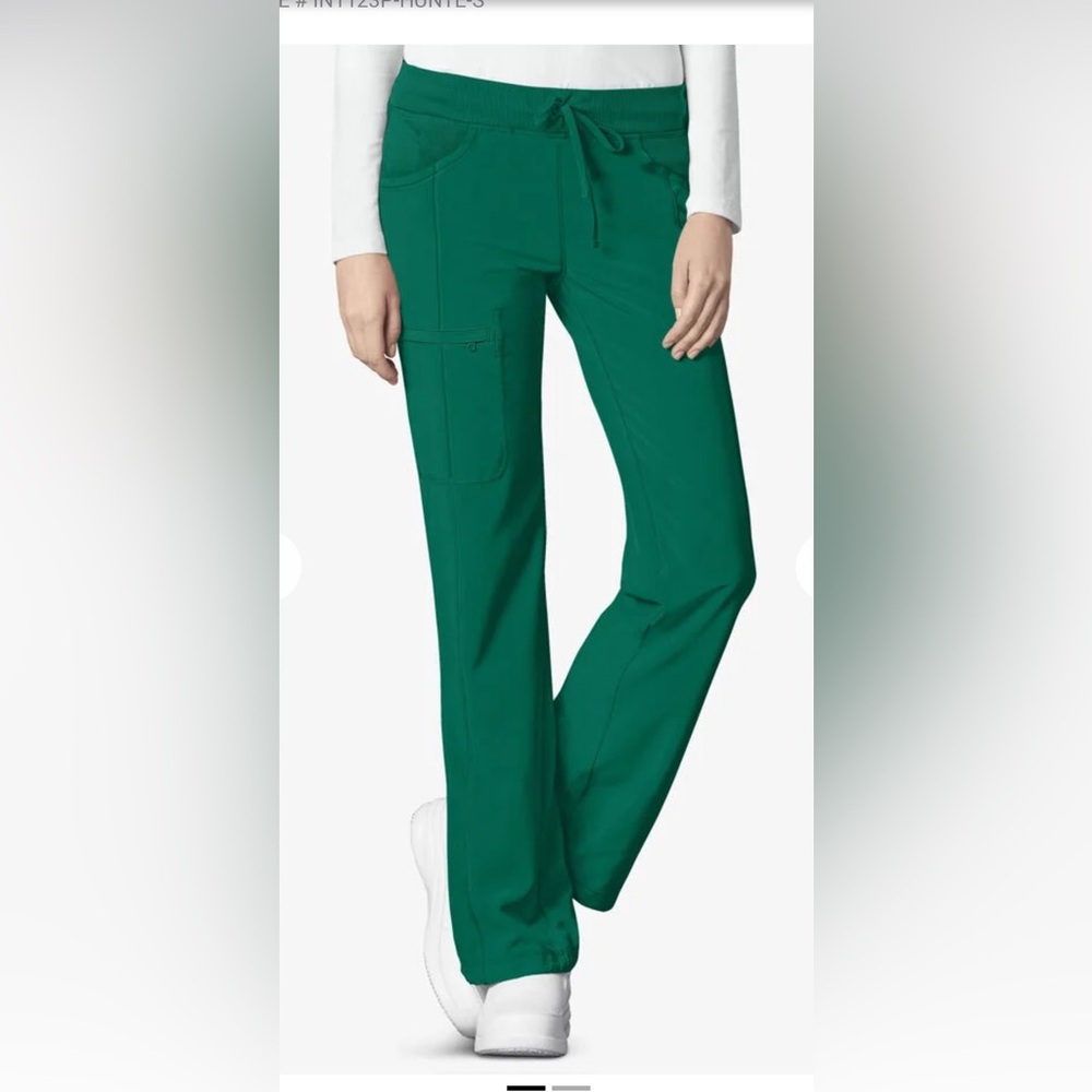 Cherokee infinity contemporary small petite Green scrub Pants